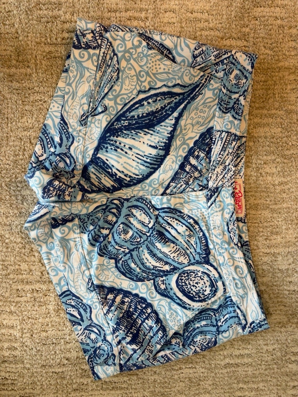 Lilly Pulitzer "stuffed shells" original print shorts